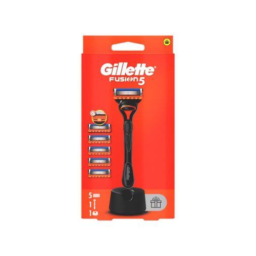 Gillette Fusion5 Férfi Borotva 5 db Borotvabetéttel Borotvatartóval