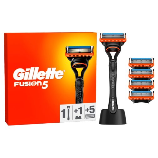 Gillette Fusion5 Férfi Borotva 5 db Borotvabetéttel Borotvatartóval
