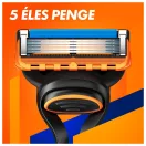 Gillette Fusion5 Férfi Borotva 5 db Borotvabetéttel Borotvatartóval