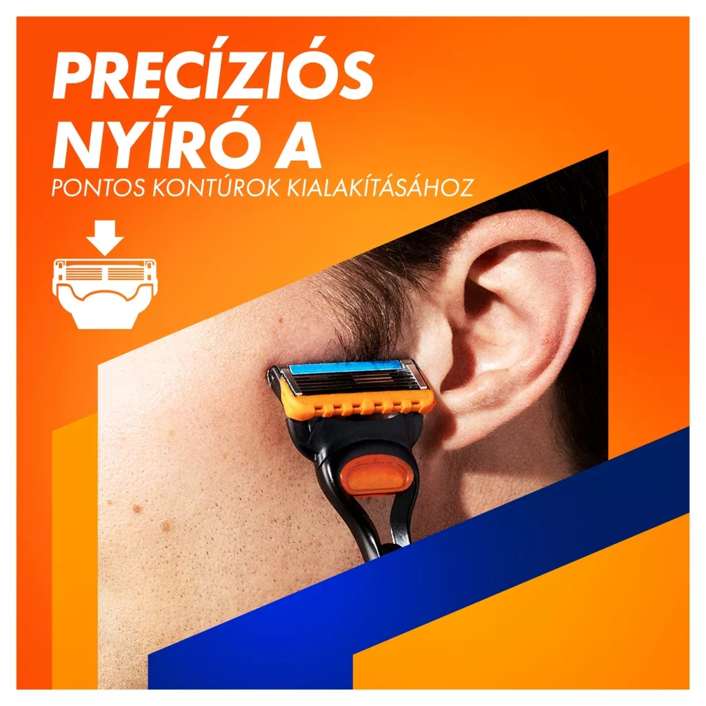 Gillette Fusion5 Férfi Borotva 5 db Borotvabetéttel Borotvatartóval