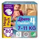 Libero Comfort 4 pelenka, 7-11 kg, 80 db