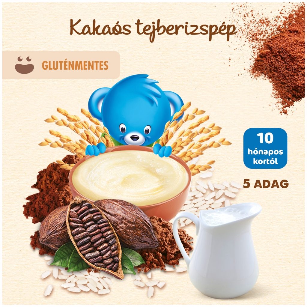 Nestlé Kakaós tejberizspép 10 hó+ (230 g)