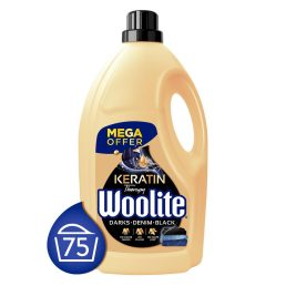   Woolite Keratin Therapy mosószer sötét ruhákhoz 4,5 liter (75 mosás)