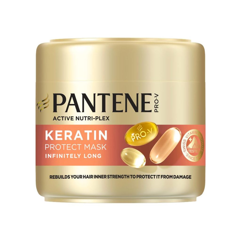 Pantene Pro-V Infinitely Long Keratin Protect Maszk Hosszú Elgyengült Hajra (300 ml)