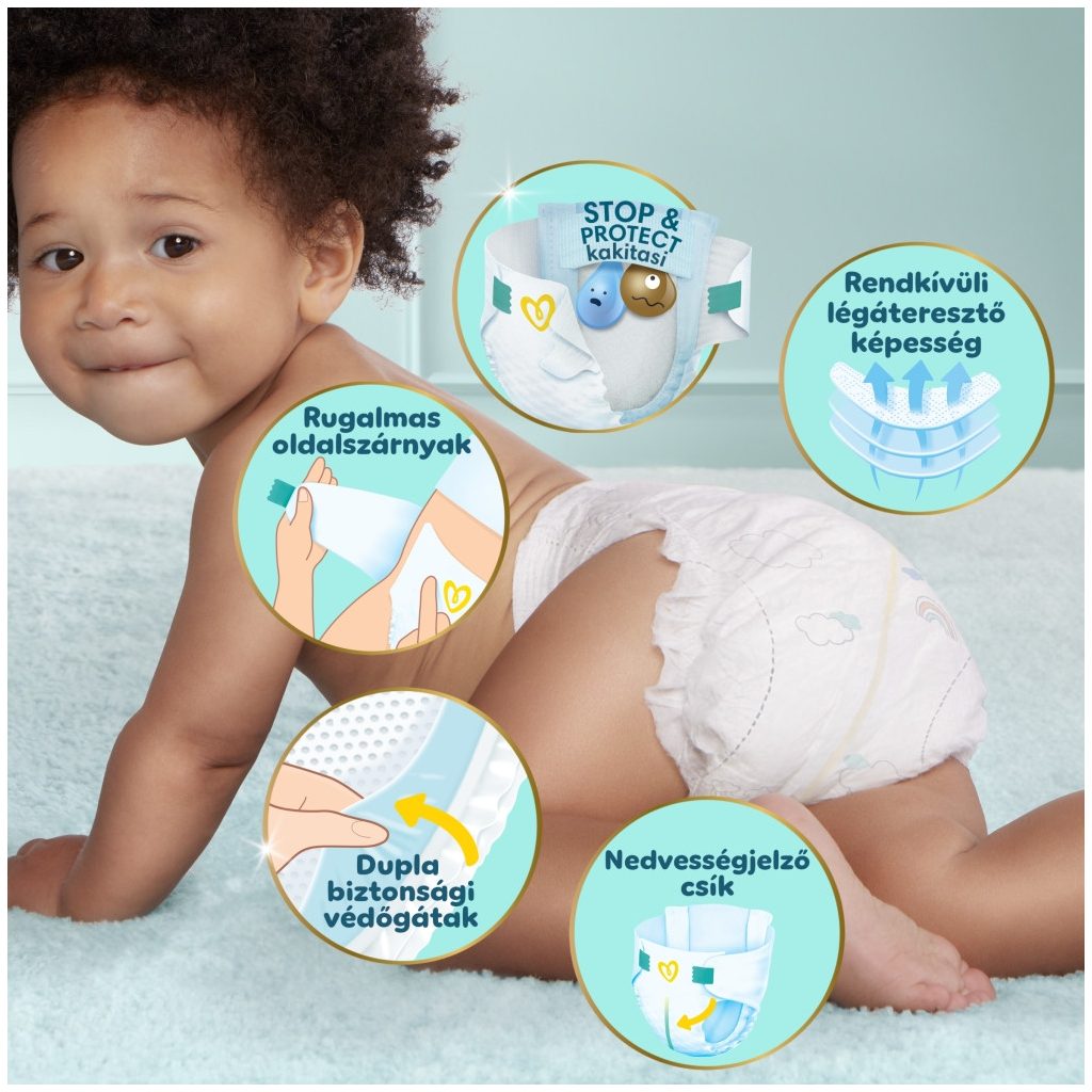 Pampers Premium Care pelenka, Újszülött 1, 2-5 kg, 72 db
