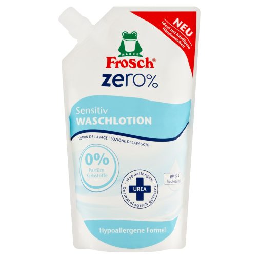 Frosch Zero % folyékony szappan utántöltő Ureával 500 ml