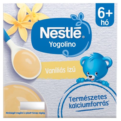 Nestlé Yogolino vaníliás ízű babapuding 6-36 hónapos korig (4x100 g)