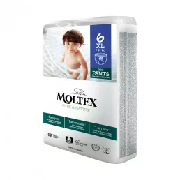 MOLTEX Pure&Nature öko bugyipelenka, XL 6, 14 kg+, 18 db
