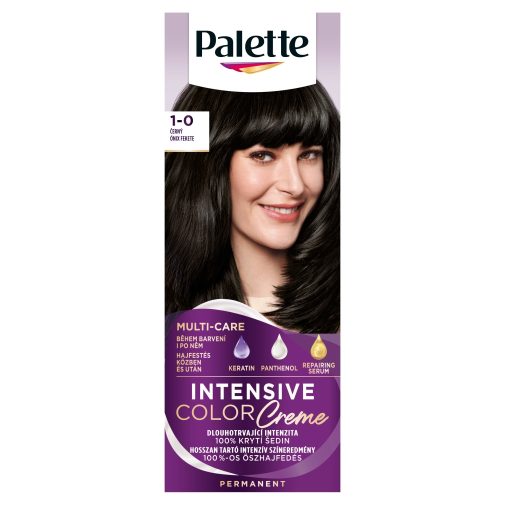 Palette ICC intenzív krémhajfesték 1-0 (N1) - ónix fekete (50 ml)