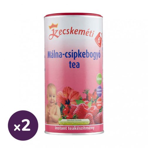 Kecskeméti málna-csipkebogyó instant tea 6 hó+ (2x200 g)
