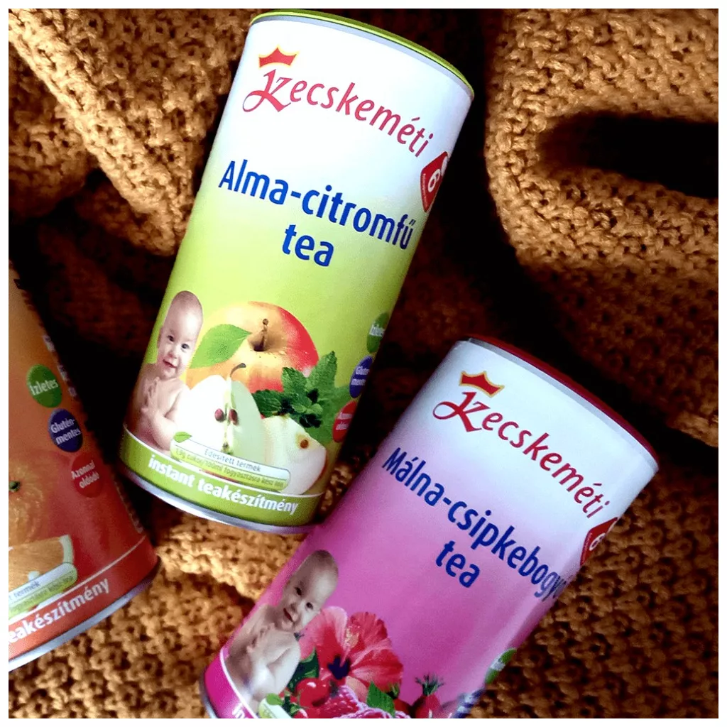 Kecskeméti málna-csipkebogyó instant tea 6 hó+ (2x200 g)