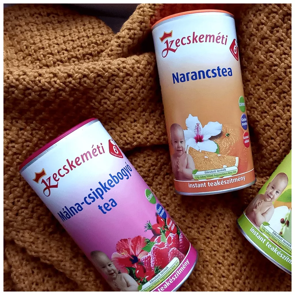 Kecskeméti málna-csipkebogyó instant tea 6 hó+ (2x200 g)