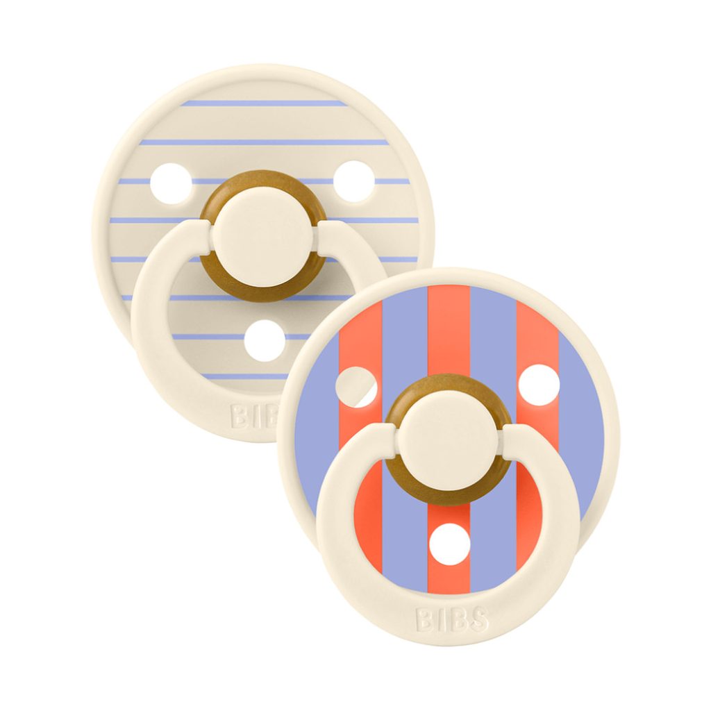 Bibs Studio PIN Colour, 6-18 hó, 2 db (krémfehér mix)