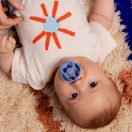 Bibs Studio PIN Colour, 6-18 hó, 2 db (krémfehér mix)