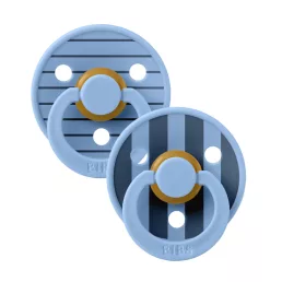 Bibs Studio PIN Colour, 6-18 hó, 2 db (égkék mix)