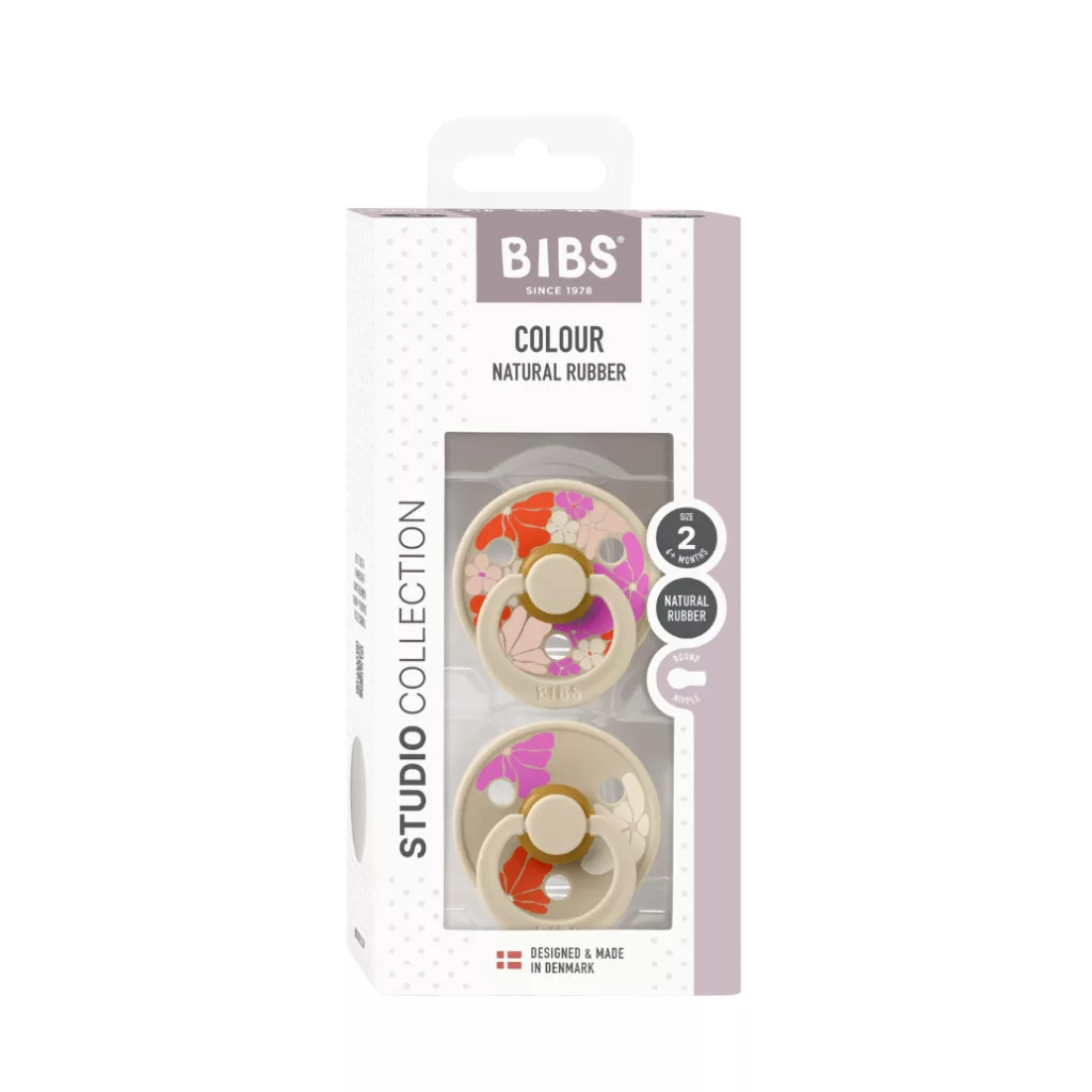 Bibs Studio Virágzás Colour, 6-18 hó, 2 db (vanília mix)