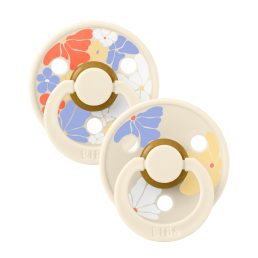   Bibs Studio Virágzás Colour, 6-18 hó, 2 db (krémfehér mix)