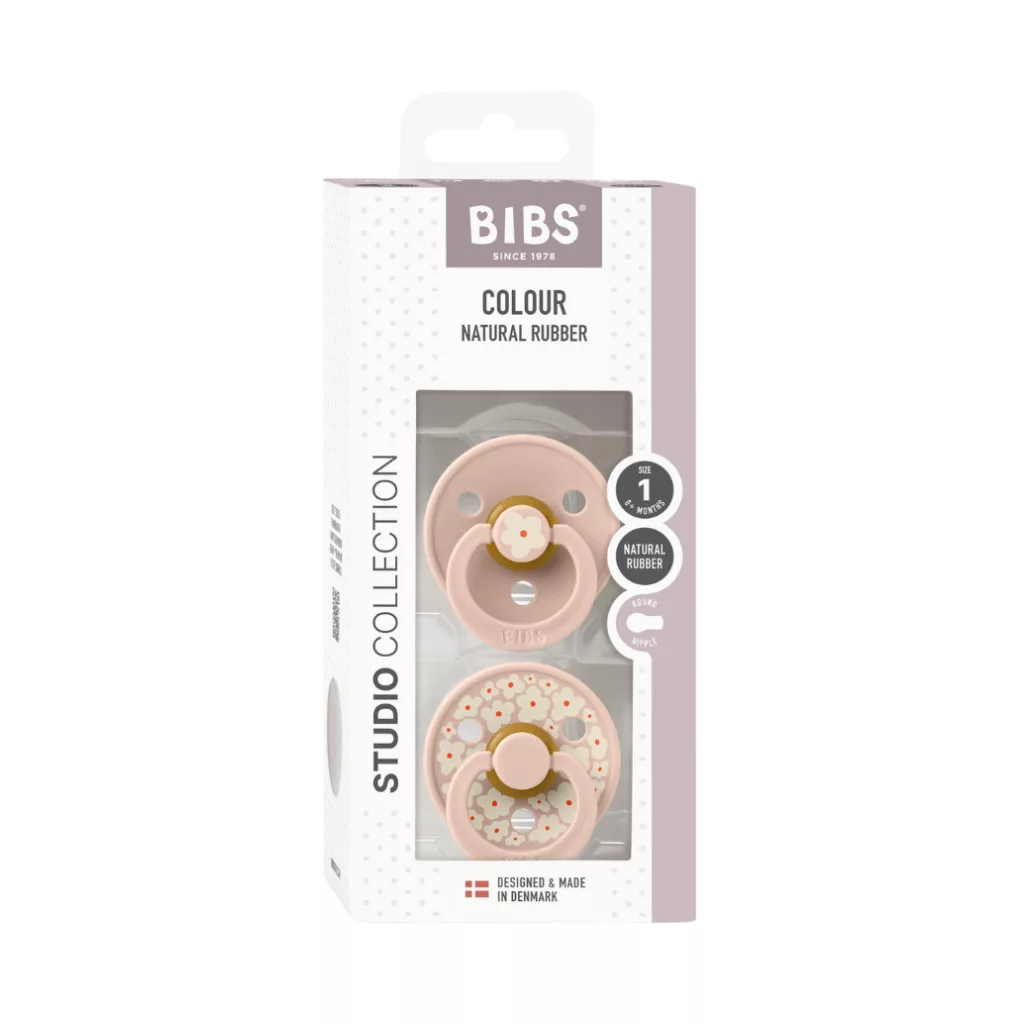 Bibs Studio Jázmin Colour, 0-6 hó, 2 db (púderrózsa mix)