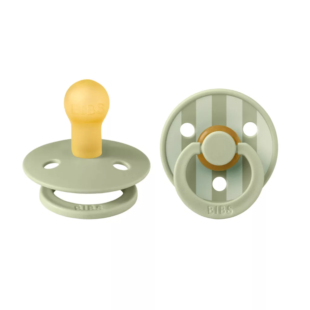 Bibs Studio PIN Colour, 0-6 hó, 2 db (zsálya mix)