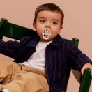 Bibs Studio PIN Colour, 0-6 hó, 2 db (égkék mix)