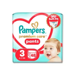 Pampers Premium Care Bugyipelenka, Midi 3, 6-11 kg, 48 db