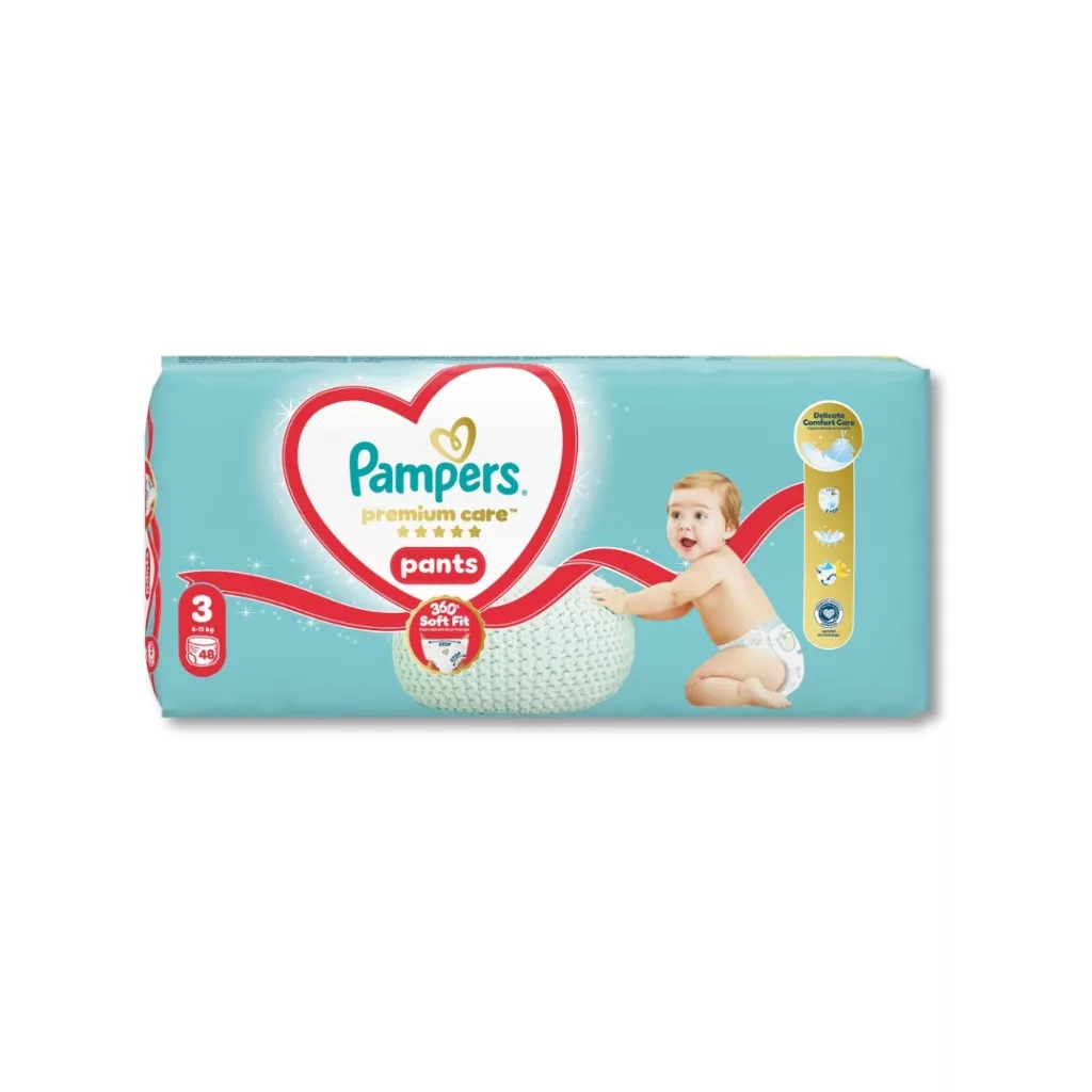 Pampers Premium Care Bugyipelenka, Midi 3, 6-11 kg, 48 db