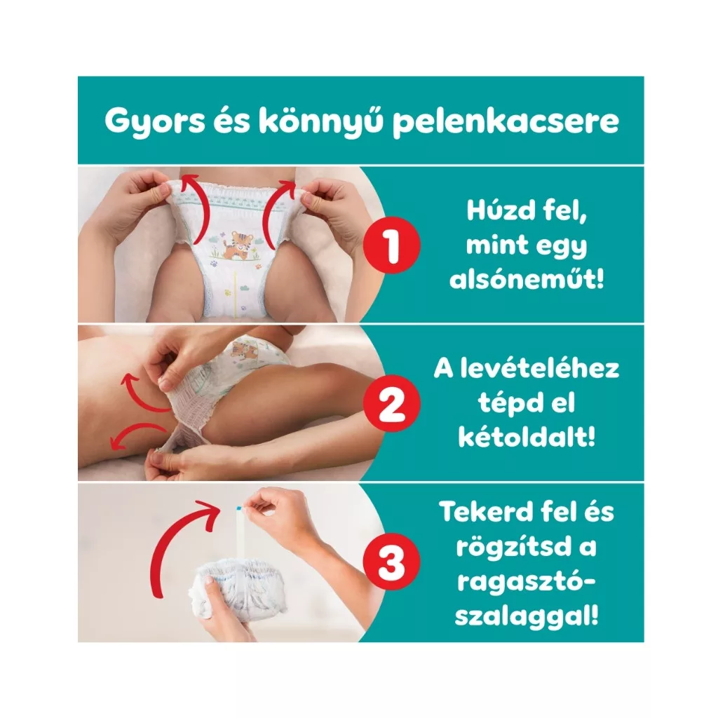 Pampers Premium Care Bugyipelenka, Midi 3, 6-11 kg, 48 db