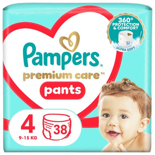 Pampers Premium Care Pants bugyipelenka, Maxi 4, 9-15 kg, 38 db