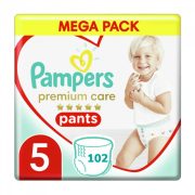   Pampers Premium Care Pants bugyipelenka, Junior 5, 12-17 kg, 2+1, 102 db