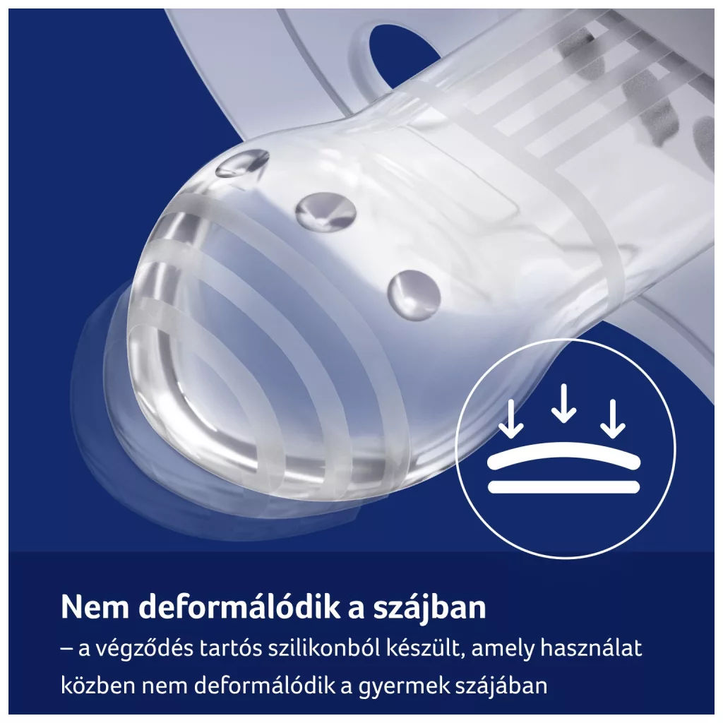 LOVI Szilikon dinamikus cumi CAPICHILL 18 hó+, 2 db (lány)