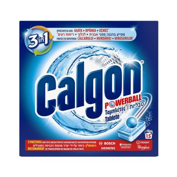 Calgon 3 in 1 vízlágyító tabletta (15 db)