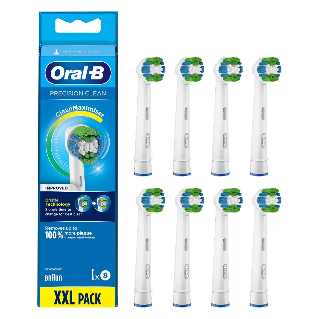 Oral-B Precision Clean Fogkefefej CleanMaximiser Technológiával (8 db)