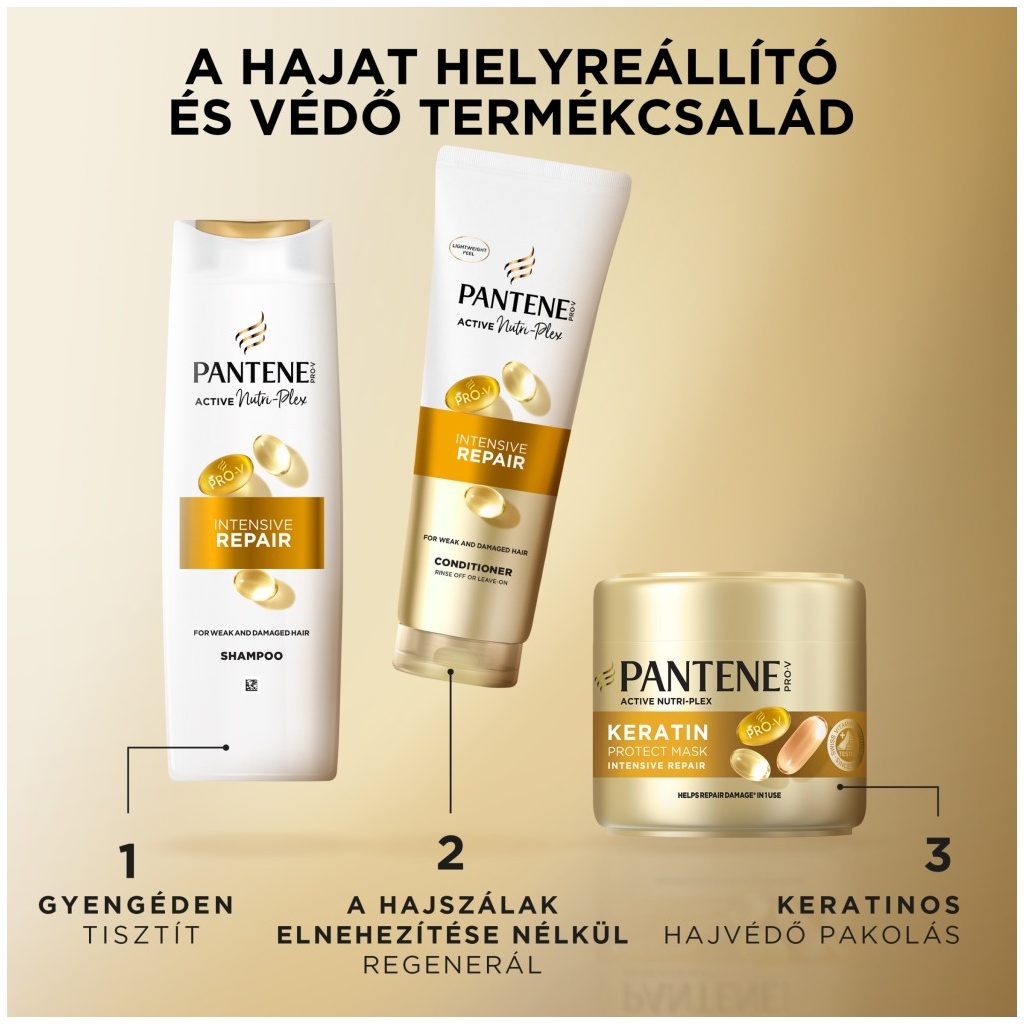 Pantene Pro-V Intensive Repair sampon károsodott hajra (400 ml)
