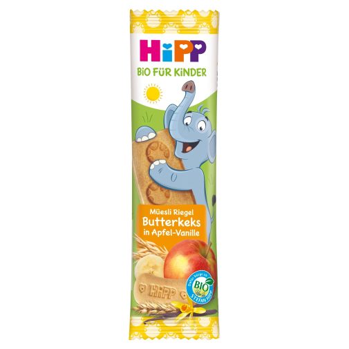 Hipp Müzliszelet Vajas keksz vaníliás almában 12 hó+ (20 g)