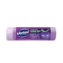   Vortex Zsinóros szemeteszsákok levendula illattal 60l (10 db)