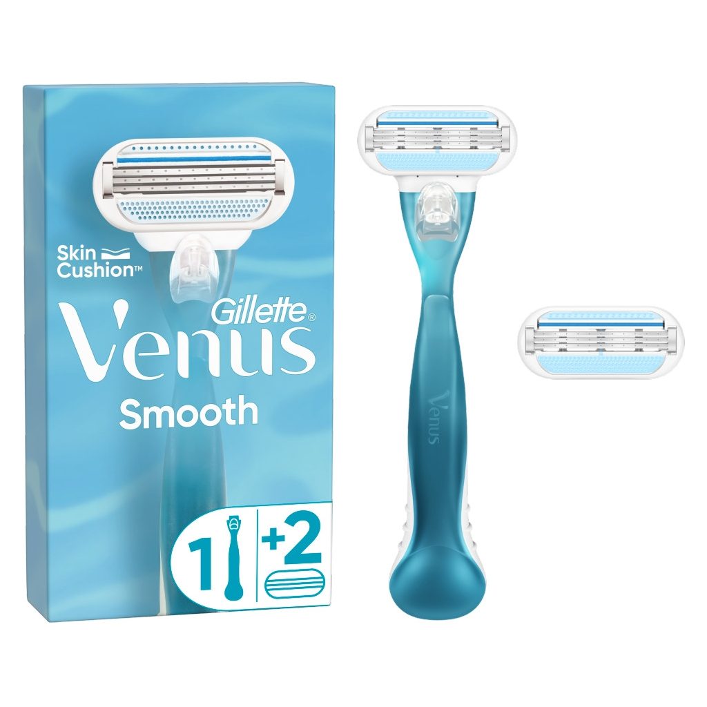 Gillette Venus Smooth női borotva + borotvabetét