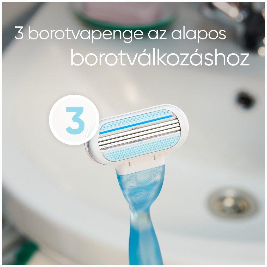 Gillette Venus Smooth női borotva + borotvabetét