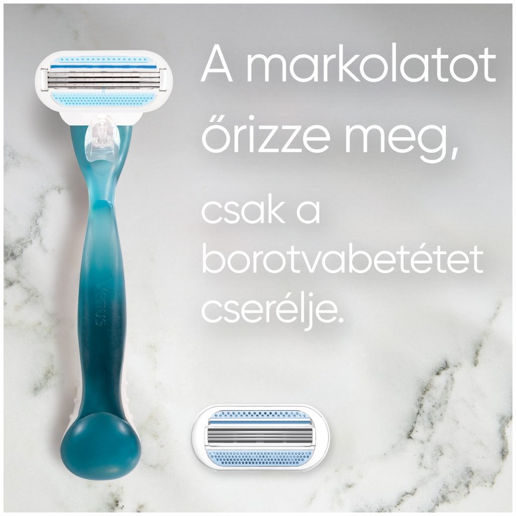 Gillette Venus Smooth női borotva + borotvabetét
