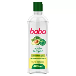   Baba sampon, avokádóolajjal sérült és száraz hajra (400 ml)
