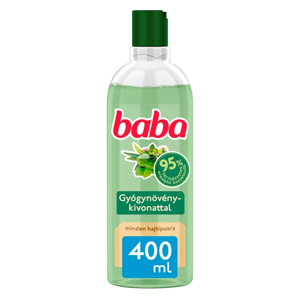 Baba sampon gyógynövény kivonattal minden hajtípusra 400 ml