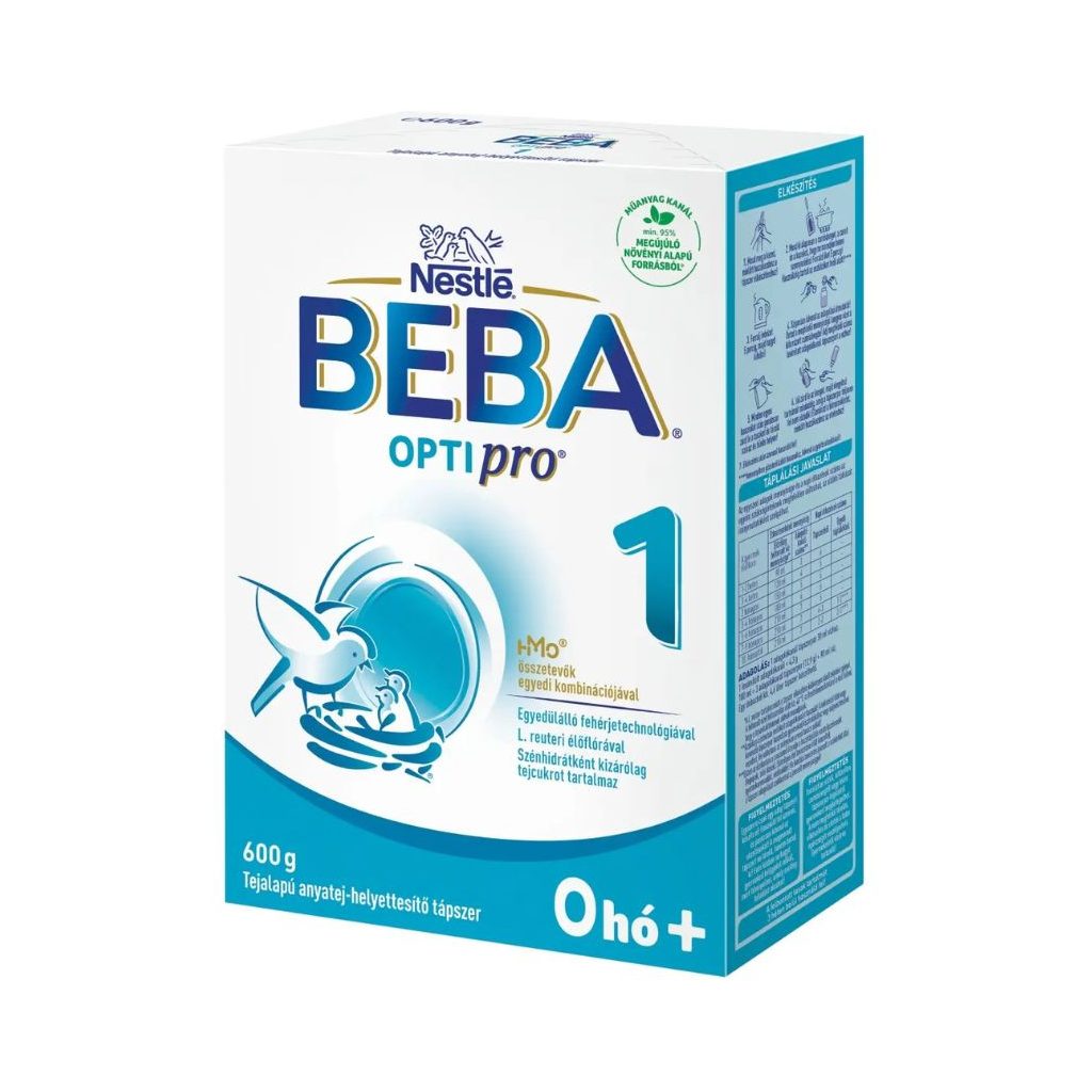 BEBA OptiPro 1 tejalapú anyatej-helyettesítő tápszer 0 hó+ (600 g)