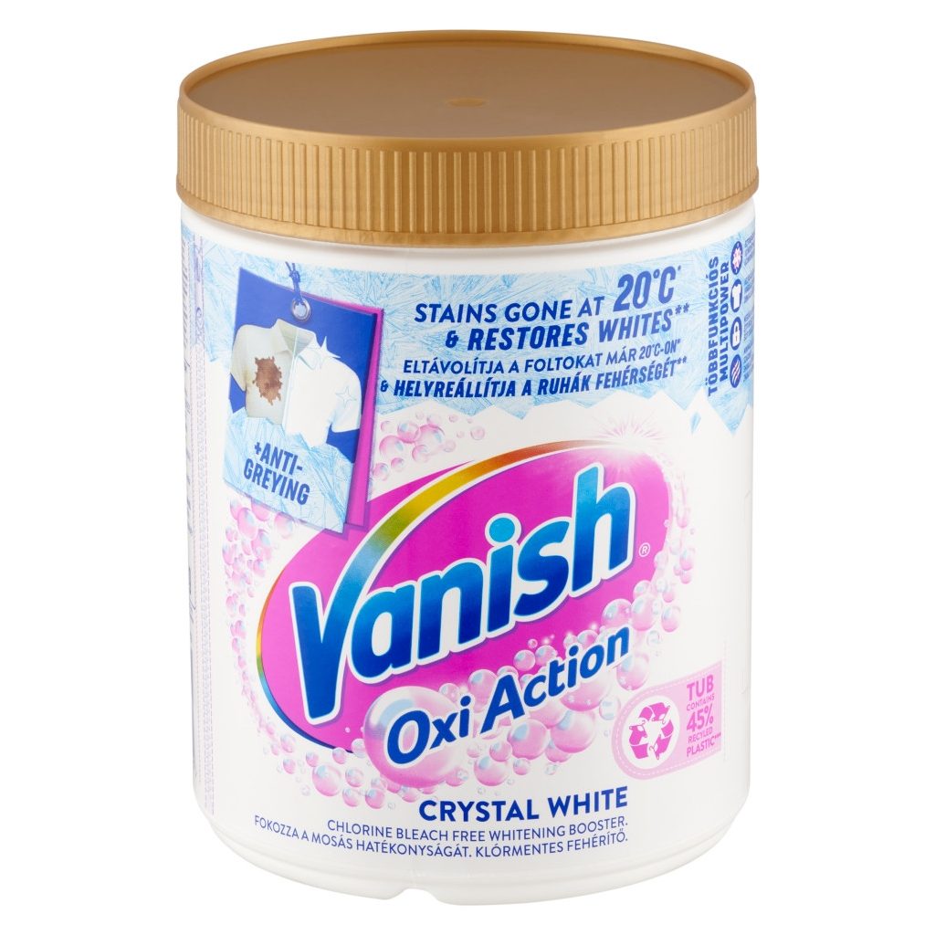 INGYENES  SZÁLLÍTÁS - Vanish Oxi Action folteltávolító és fehérítő por (970 g)