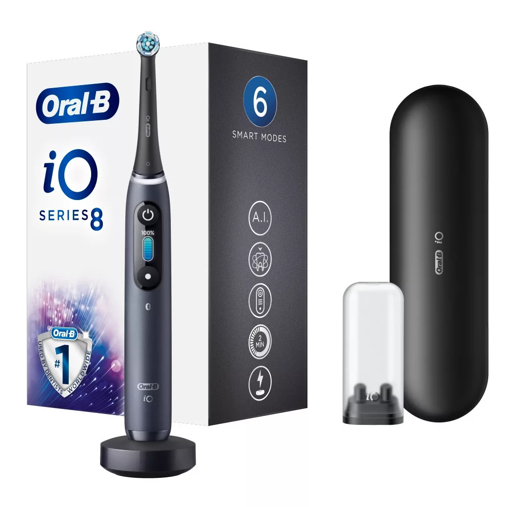 Oral-B iO Series 8 Ónixfekete Elektromos Fogkefe
