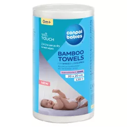 Canpol Babies eldobható bambusz törölközők (120 db)