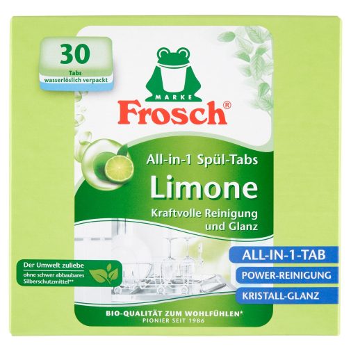 Frosch mosogatógép tabletta zöldcitrommal 30 db