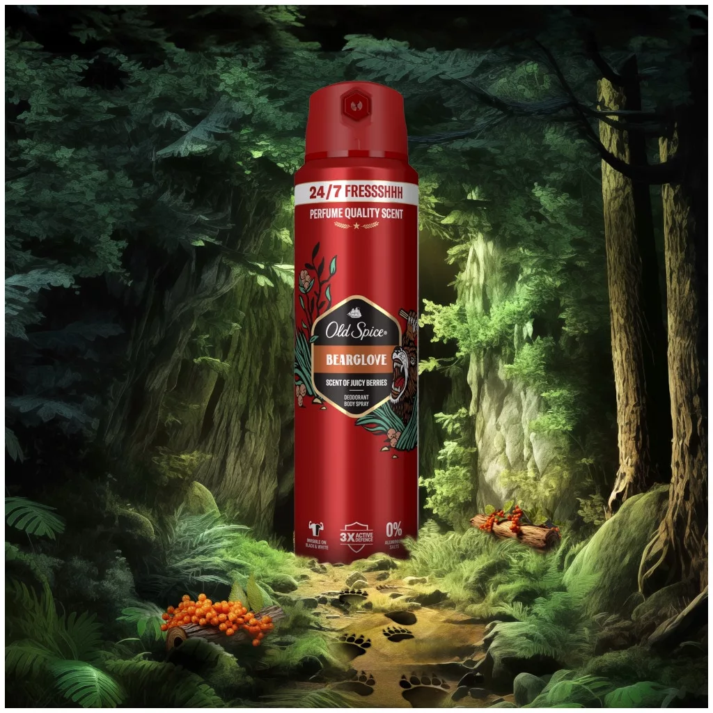 Old Spice Bearglove dezodor spray férfiaknak (200 ml)