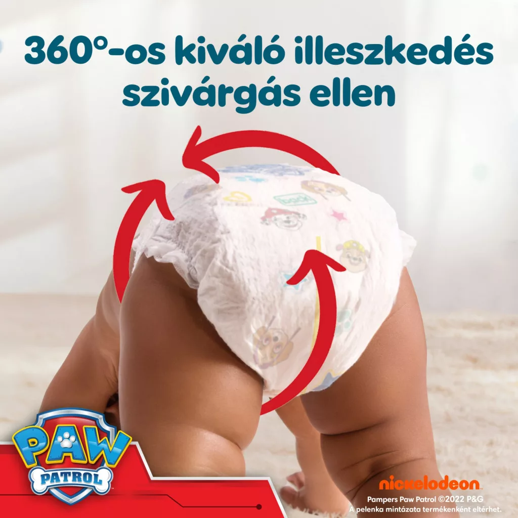 Pampers Active Baby Pants Mancs Őrjárat bugyipelenka 4, 9-15 kg, 72 db