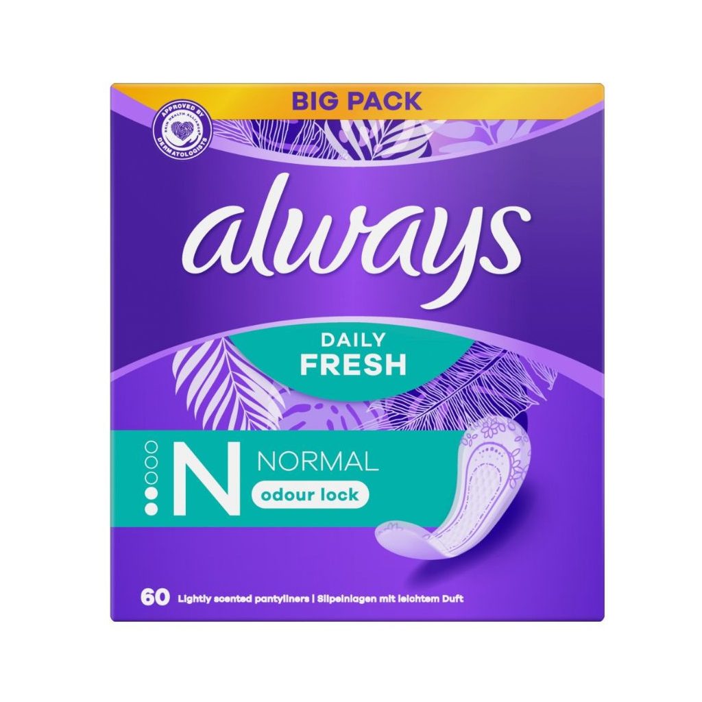 Always Liners Normal Fresh&Protect tisztasági betét (60 db)