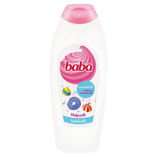 Baba krémhabfürdő málna és rózsafa illattal (750 ml)