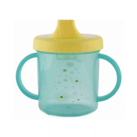 Baby Care itatópohár fogóval, zöld (210 ml)